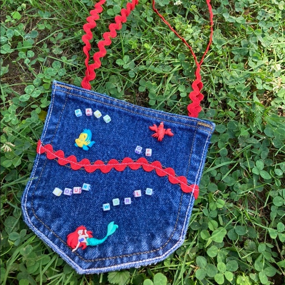 HANDMADE DENIM PURSE - Picture 2 of 4